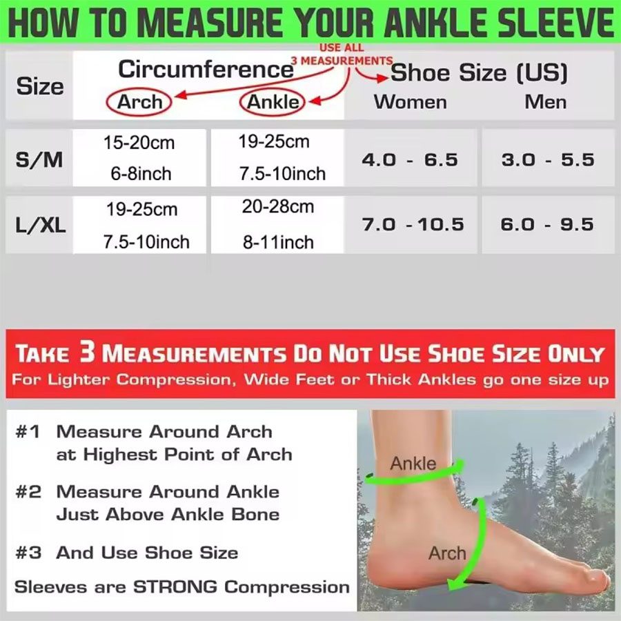 1 Pair Sport Compression Socks - Ankle Brace Sock 评论和价格