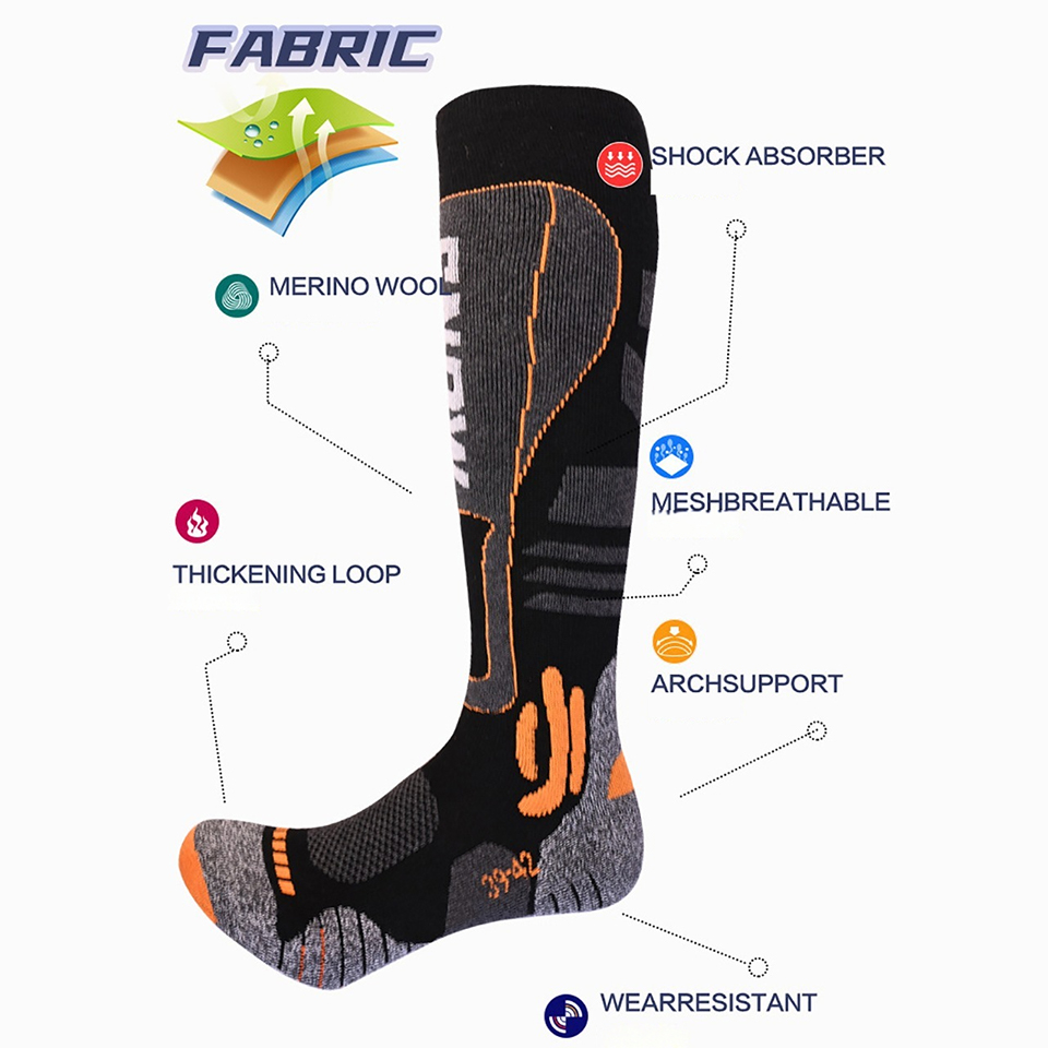 Loogdeel High Quality Merino W - Thermal Sock Winter 评论和价格