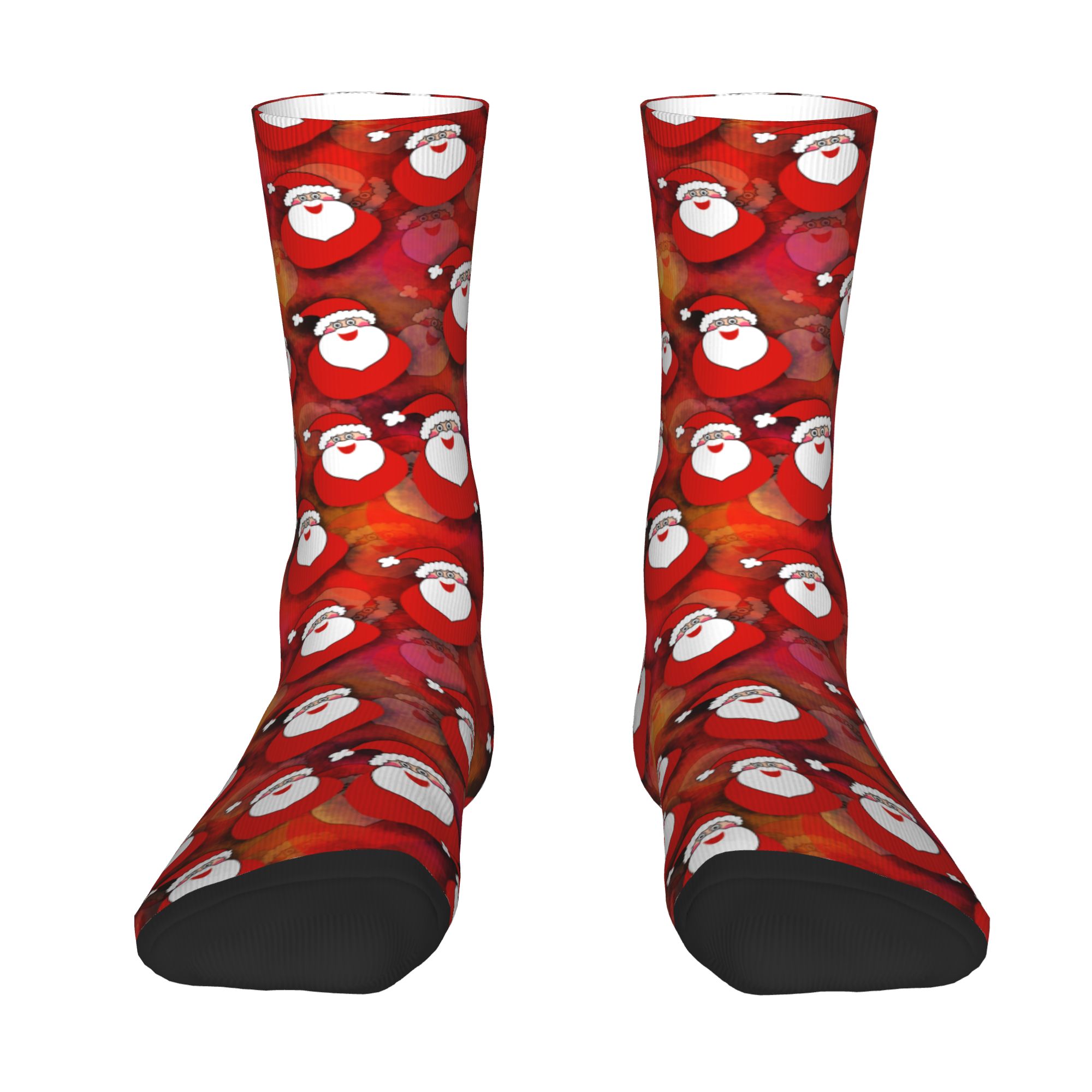 Custom Santa Clause Christmas  - Dress Sock Men 评论和价格