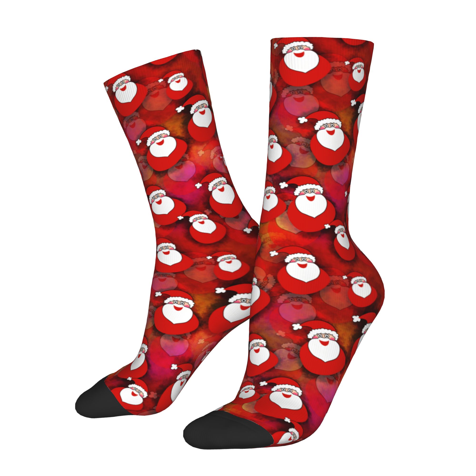 Custom Santa Clause Christmas  - Dress Sock Men 评论和价格