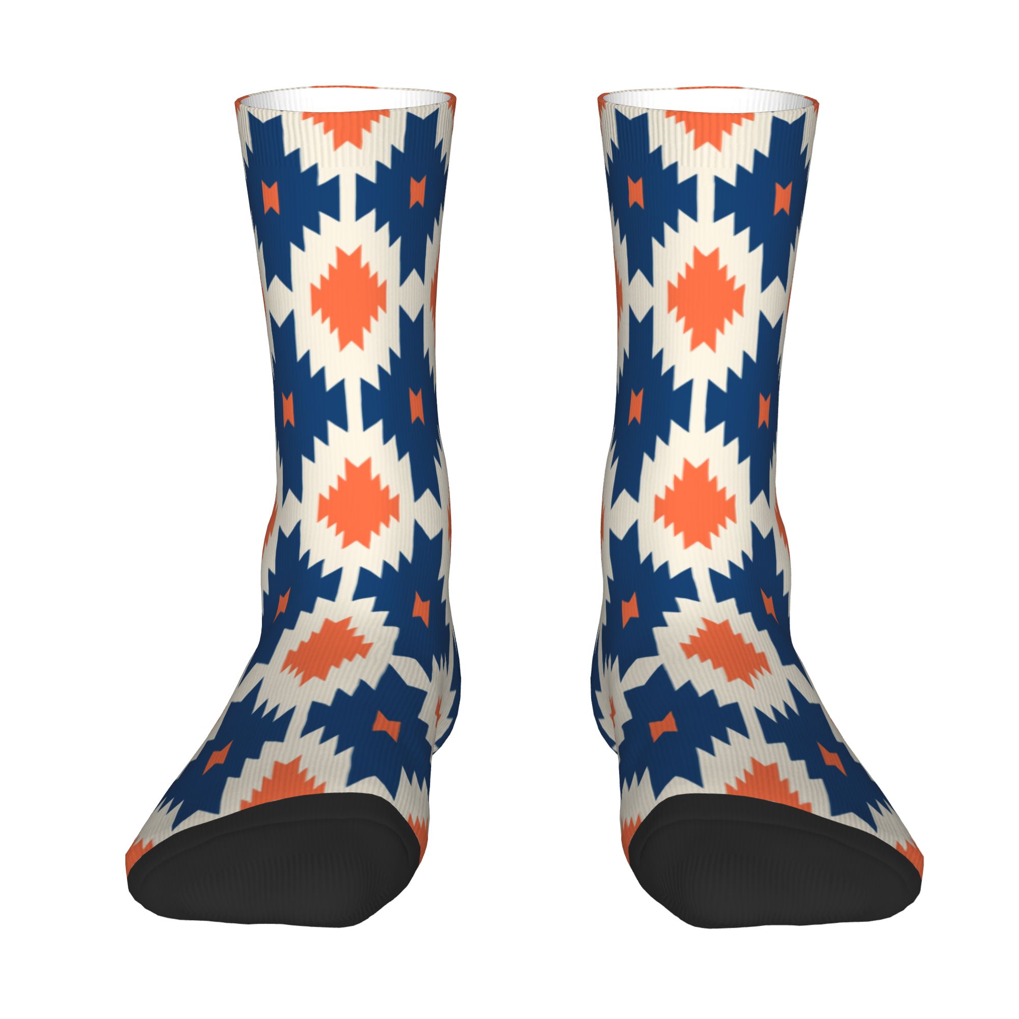 Custom Colorful Aztec Southwes - Dress Sock Men 评论和价格