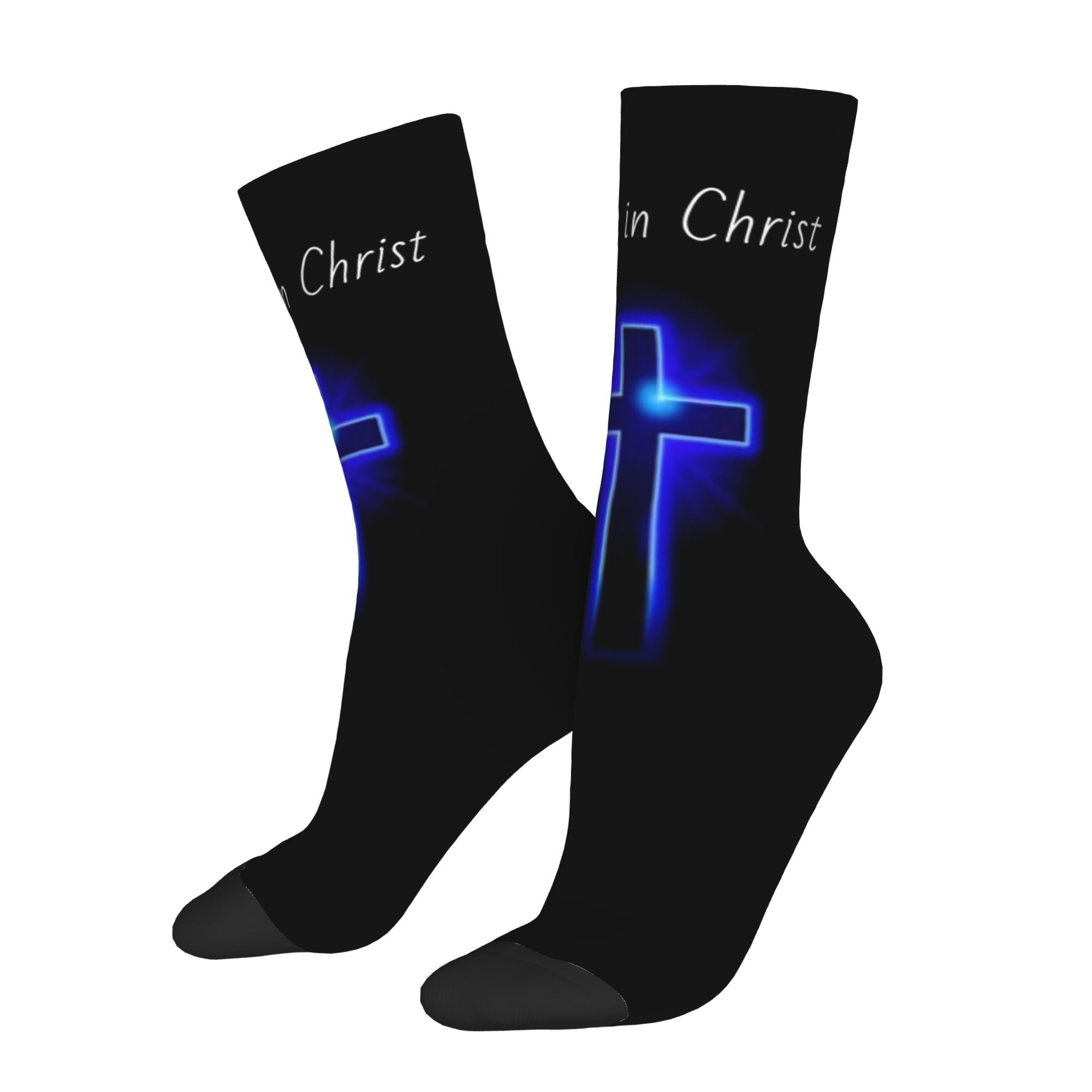 Custom Believe Jesus Christ Me - Dress Sock Men 评论和价格