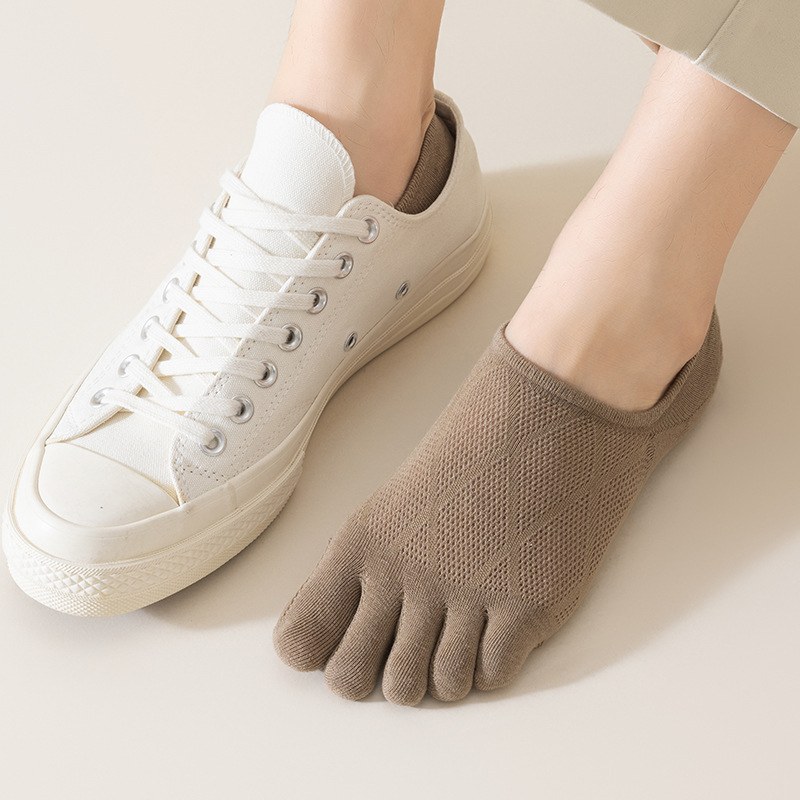5 Pairs Summer Five-finger Soc - Toe Sock Split 评论和价格