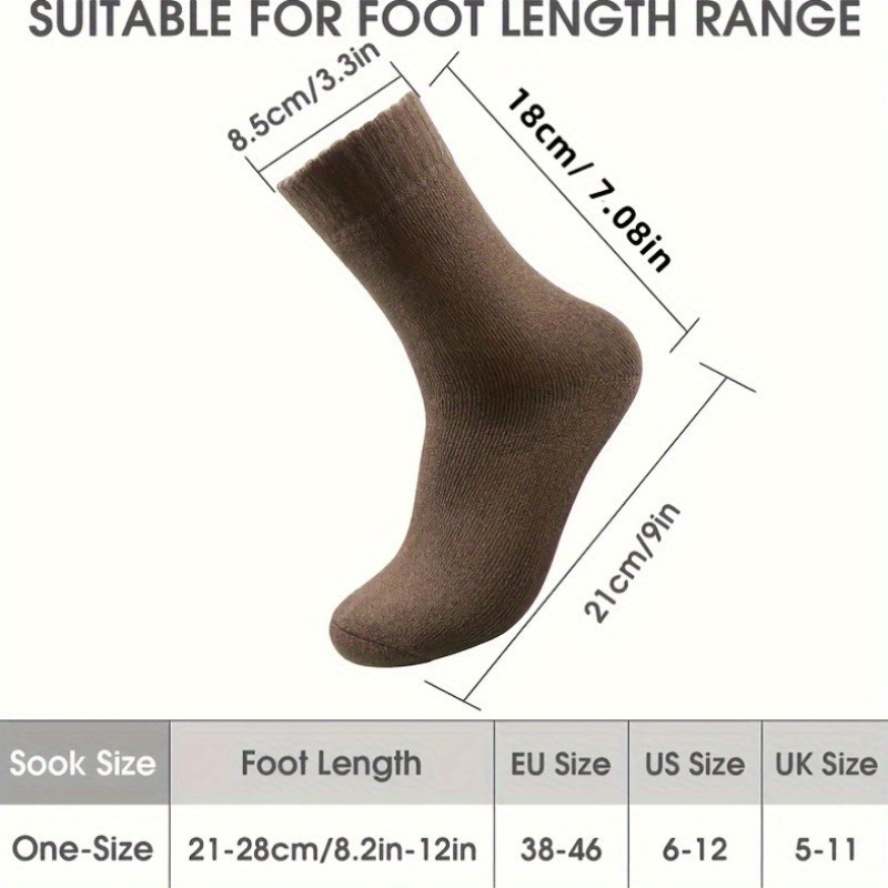 1 Pair Winter Thick Men's Snow - Thermal Sock Winter 评论和价格