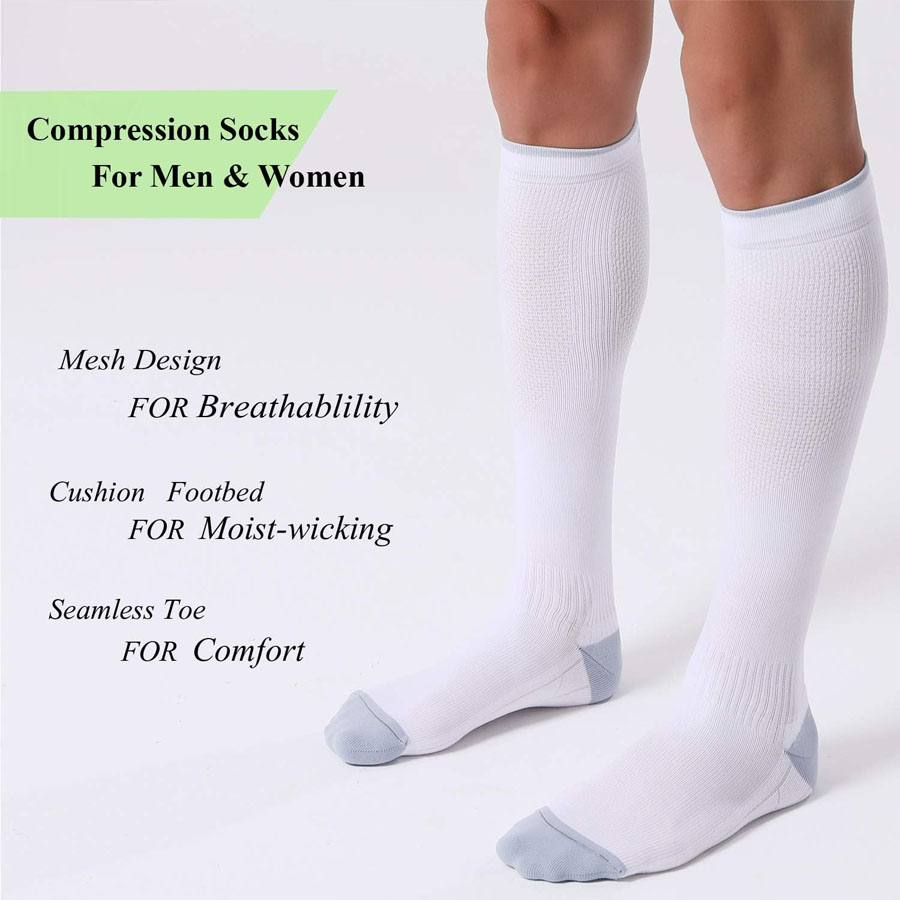 3/1 Pairs 20-30mmHg Compressio - Compression Sleeve Calf 评论和价格